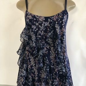 Lauren Conrad Multicolor spaghetti strap blouse XS